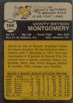 Monty Montgomery  baseball card collectible - Main Image 2
