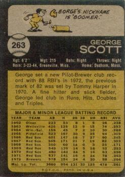 George Scott  baseball card collectible - Main Image 2