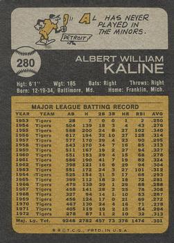 Al Kaline  baseball card collectible - Main Image 2