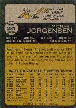 Mike Jorgensen  baseball card collectible - Main Image 2