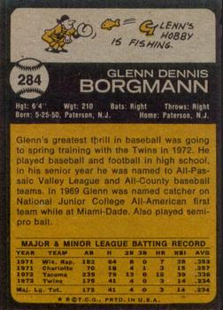 Glenn Borgmann  baseball card collectible - Main Image 2