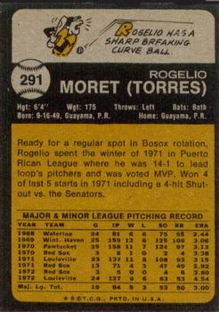 Rogelio Moret  baseball card collectible - Main Image 2