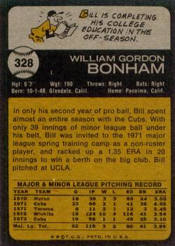 Bill Bonham  baseball card collectible - Main Image 2