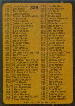 Checklist: 265-396  baseball card collectible - Main Image 2