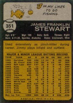 Jimmy Stewart  baseball card collectible - Main Image 2