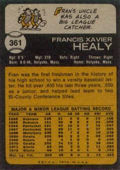 Fran Healy  baseball card collectible - Main Image 2