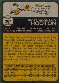 Burt Hooton  baseball card collectible - Main Image 2