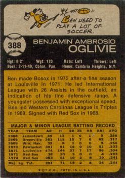 Ben Oglivie  baseball card collectible - Main Image 2