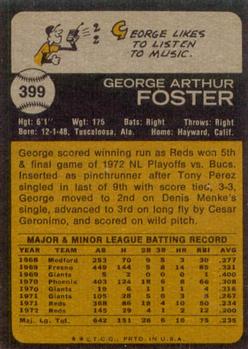 George Foster  baseball card collectible - Main Image 2