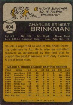 Chuck Brinkman  baseball card collectible - Main Image 2