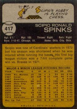 Scipio Spinks  baseball card collectible - Main Image 2