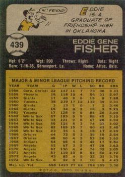 Eddie Fisher  baseball card collectible - Main Image 2