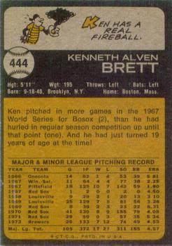 Ken Brett  baseball card collectible - Main Image 2