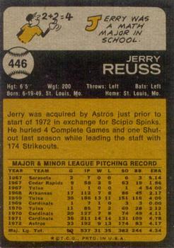 Jerry Reuss  baseball card collectible - Main Image 2