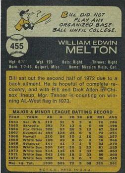 Bill Melton  baseball card collectible - Main Image 2