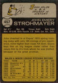 John Strohmayer  baseball card collectible - Main Image 2