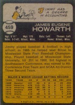 Jimmy Howarth  baseball card collectible - Main Image 2