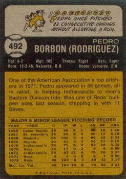 Pedro Borbon  baseball card collectible - Main Image 2