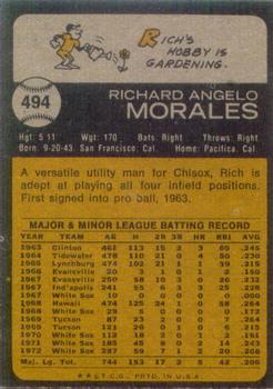 Rich Morales  baseball card collectible - Main Image 2