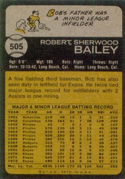 Bob Bailey  baseball card collectible - Main Image 2