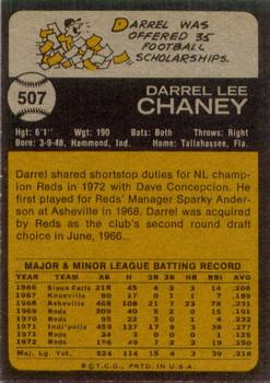 Darrel Chaney  baseball card collectible - Main Image 2