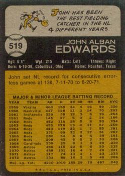 John Edwards  baseball card collectible - Main Image 2