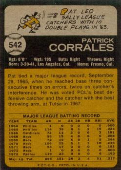 Pat Corrales  baseball card collectible - Main Image 2