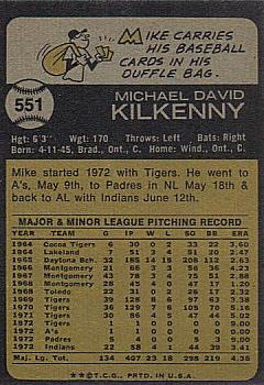 Mike Kilkenny  baseball card collectible - Main Image 2