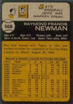 Ray Newman  baseball card collectible - Main Image 2