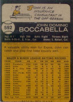 John Boccabella  baseball card collectible - Main Image 2
