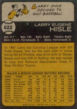 Larry Hisle  baseball card collectible - Main Image 2
