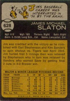 Jim Slaton  baseball card collectible - Main Image 2