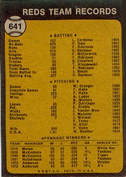 Cincinnati Reds  baseball card collectible - Main Image 2