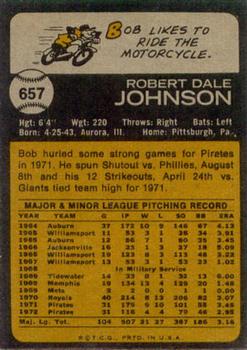 Bob Johnson  baseball card collectible - Main Image 2