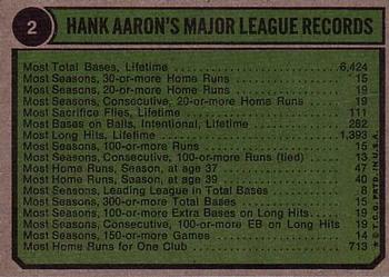 Hank Aaron Special: 1954-1957  baseball card collectible - Main Image 2