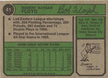 Bobby Floyd  baseball card collectible - Main Image 2