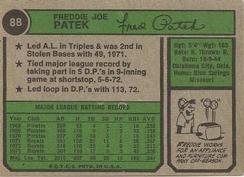 Freddie Patek  baseball card collectible - Main Image 2