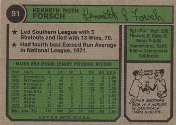 Ken Forsch  baseball card collectible - Main Image 2