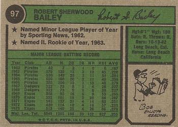 Bob Bailey  baseball card collectible - Main Image 2