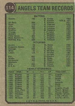 California Angels  baseball card collectible - Main Image 2