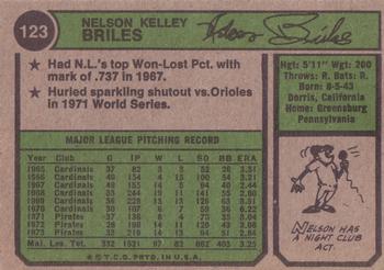 Nelson Briles  baseball card collectible - Main Image 2