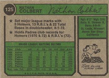 Nate Colbert  baseball card collectible - Main Image 2