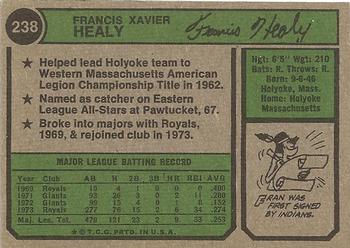 Fran Healy  baseball card collectible - Main Image 2