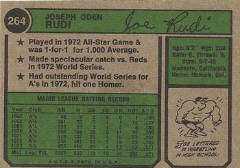 Joe Rudi  baseball card collectible - Main Image 2