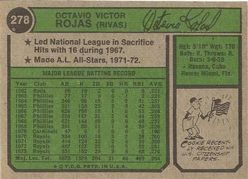 Cookie Rojas  baseball card collectible - Main Image 2