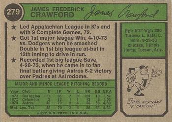 Jim Crawford  baseball card collectible - Main Image 2