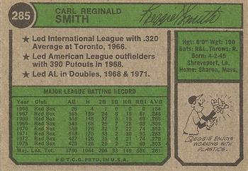 Reggie Smith  baseball card collectible - Main Image 2