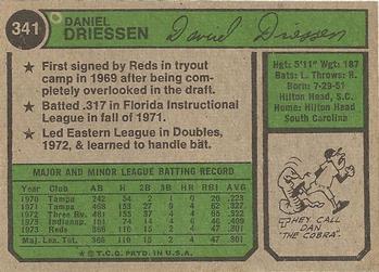 Dan Driessen  baseball card collectible - Main Image 2