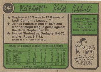 Mike Caldwell  baseball card collectible - Main Image 2