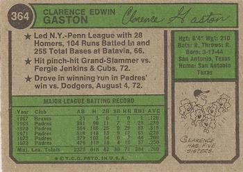 Clarence Gaston  baseball card collectible - Main Image 2